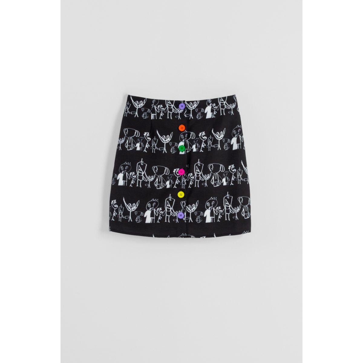 Lolina • Imagine short skirt • Black multi - Image 4