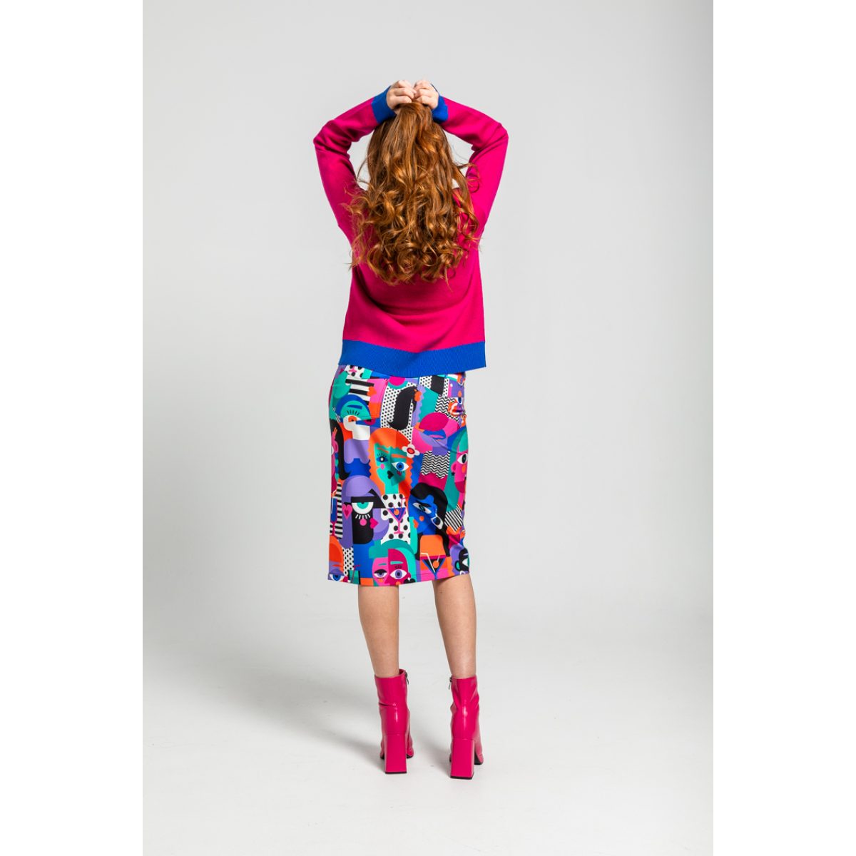 Lolina • Imperfecta midi skirt • Multi - Image 5