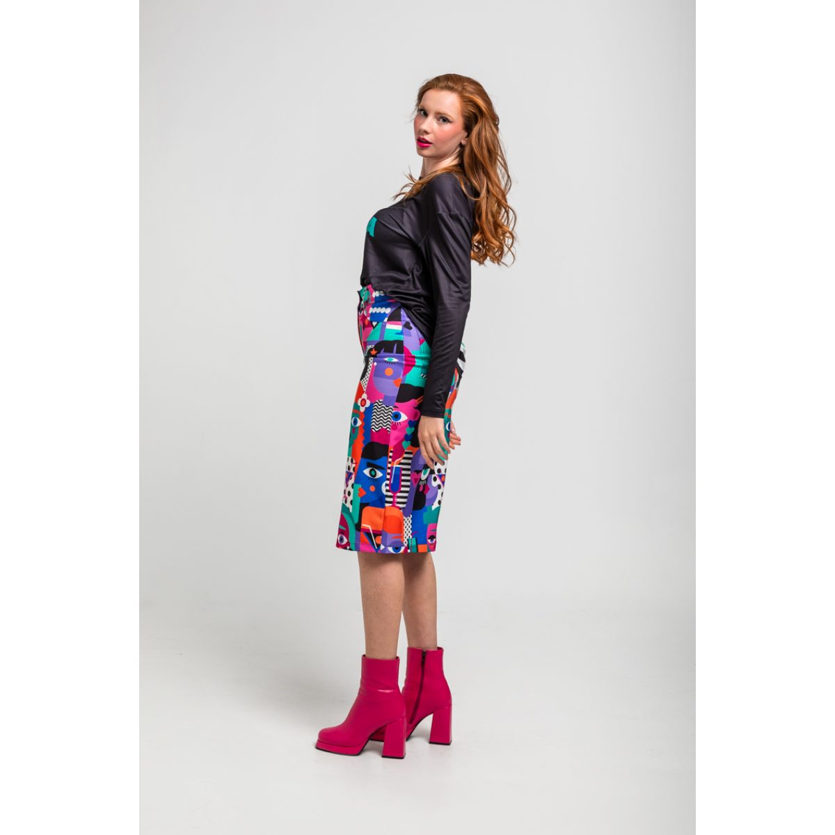 Lolina • Imperfecta midi skirt • Multi - Image 4