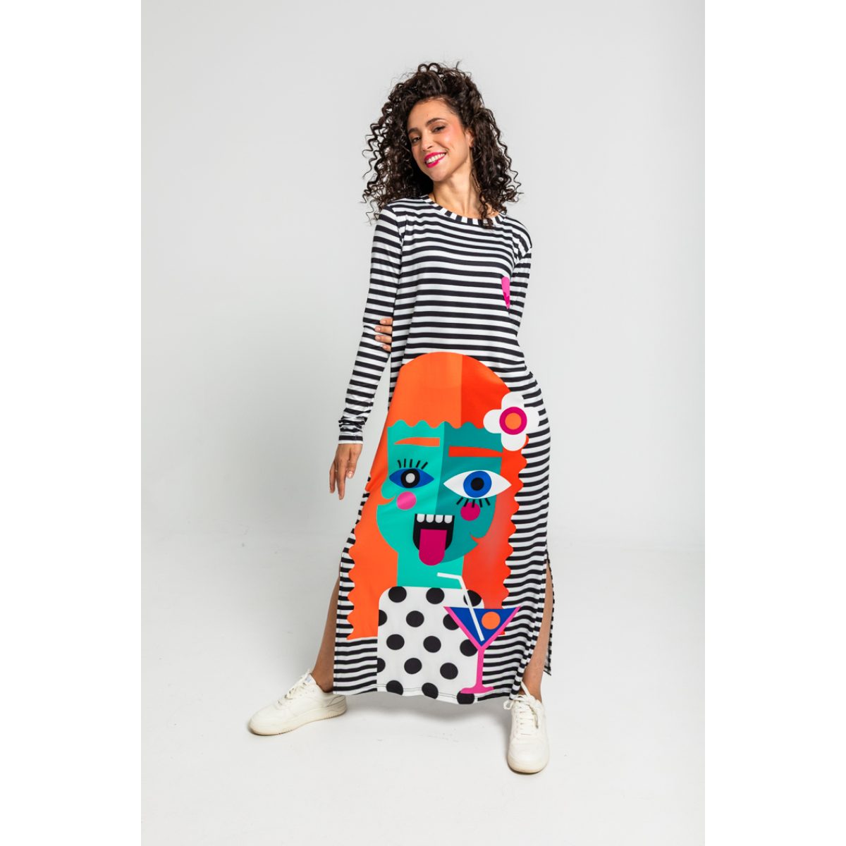 Lolina • Imperfecta vestido camiseta • Stripes - Image 4