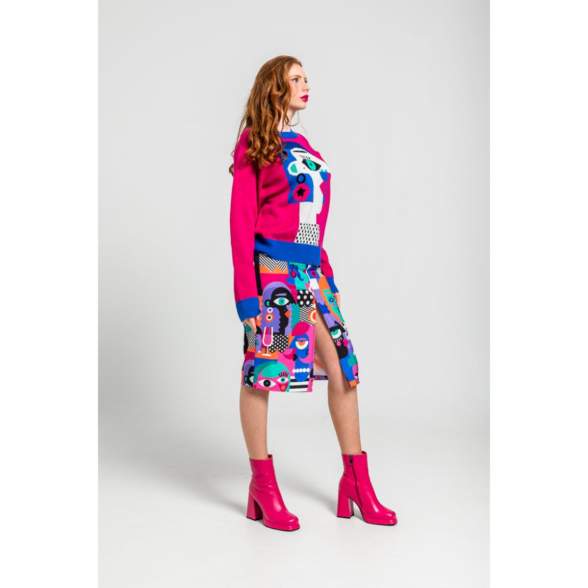 Lolina • Guapa sweater • Fuchsia multi - Image 5