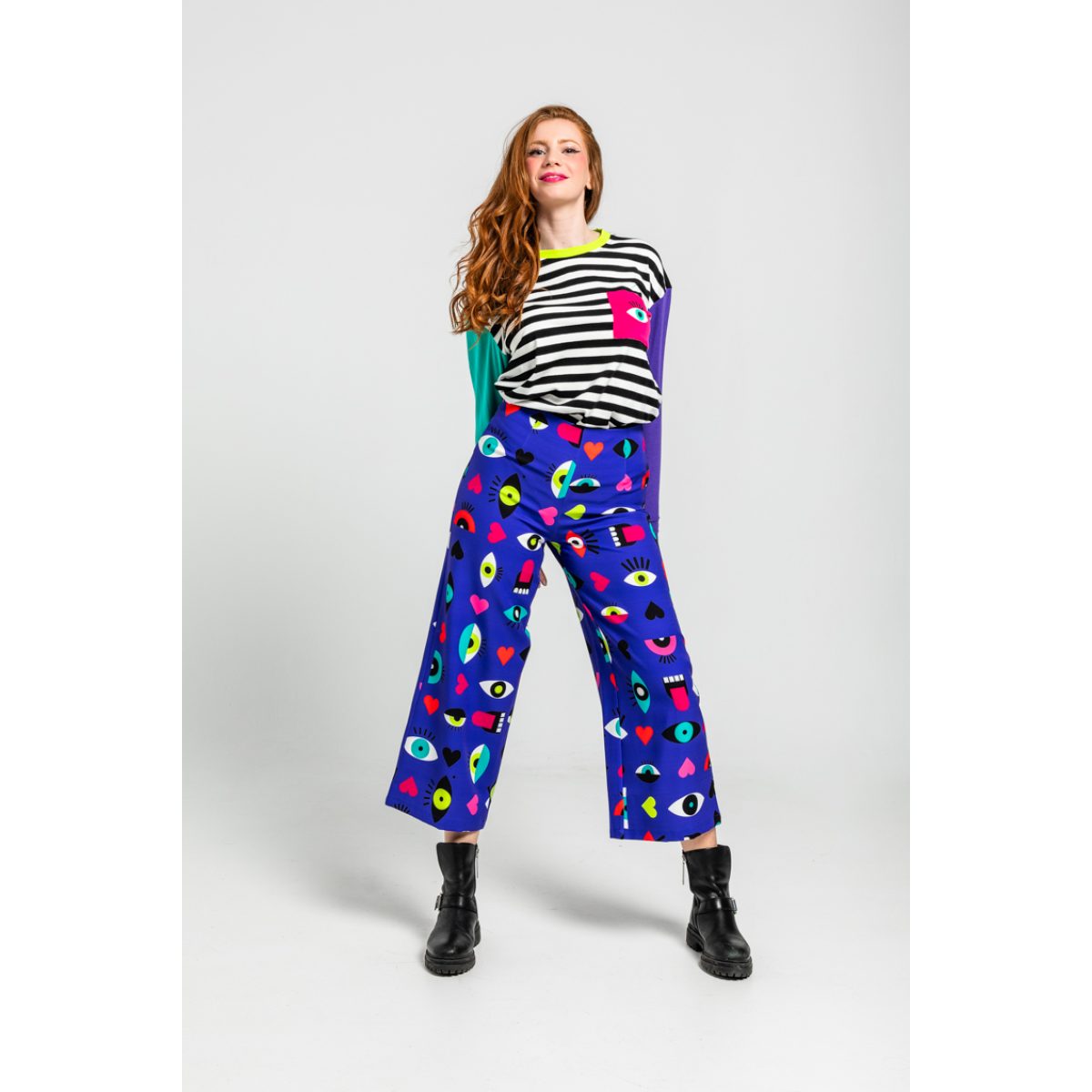 Lolina • Love Yourself Oversized Blouse • Stripes - Image 3