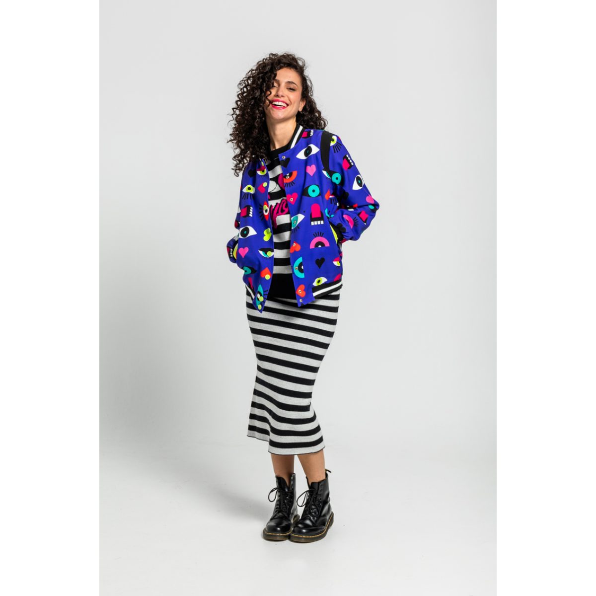 Lolina • Love Yourself Bomber Reversible • Purple multi - Image 4