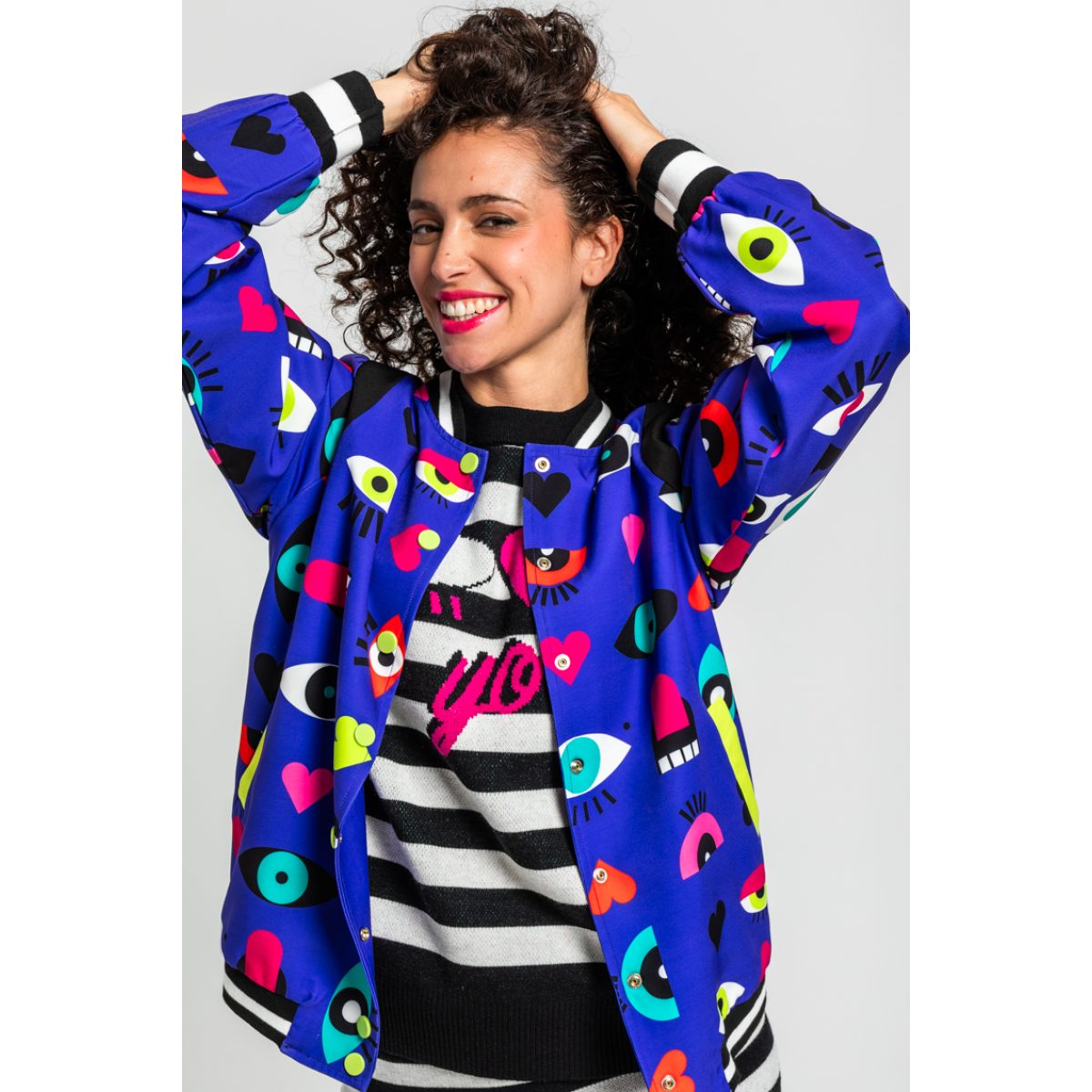 Lolina • Love Yourself Bomber Reversible • Purple multi - Image 5