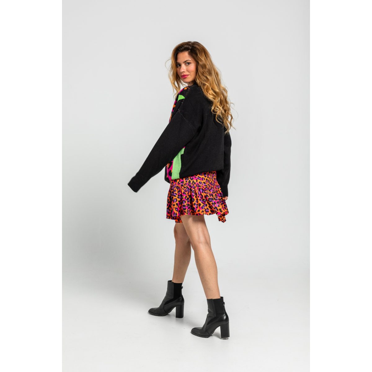 Lolina • Shiny Girl Sweater • Black multi - Image 5