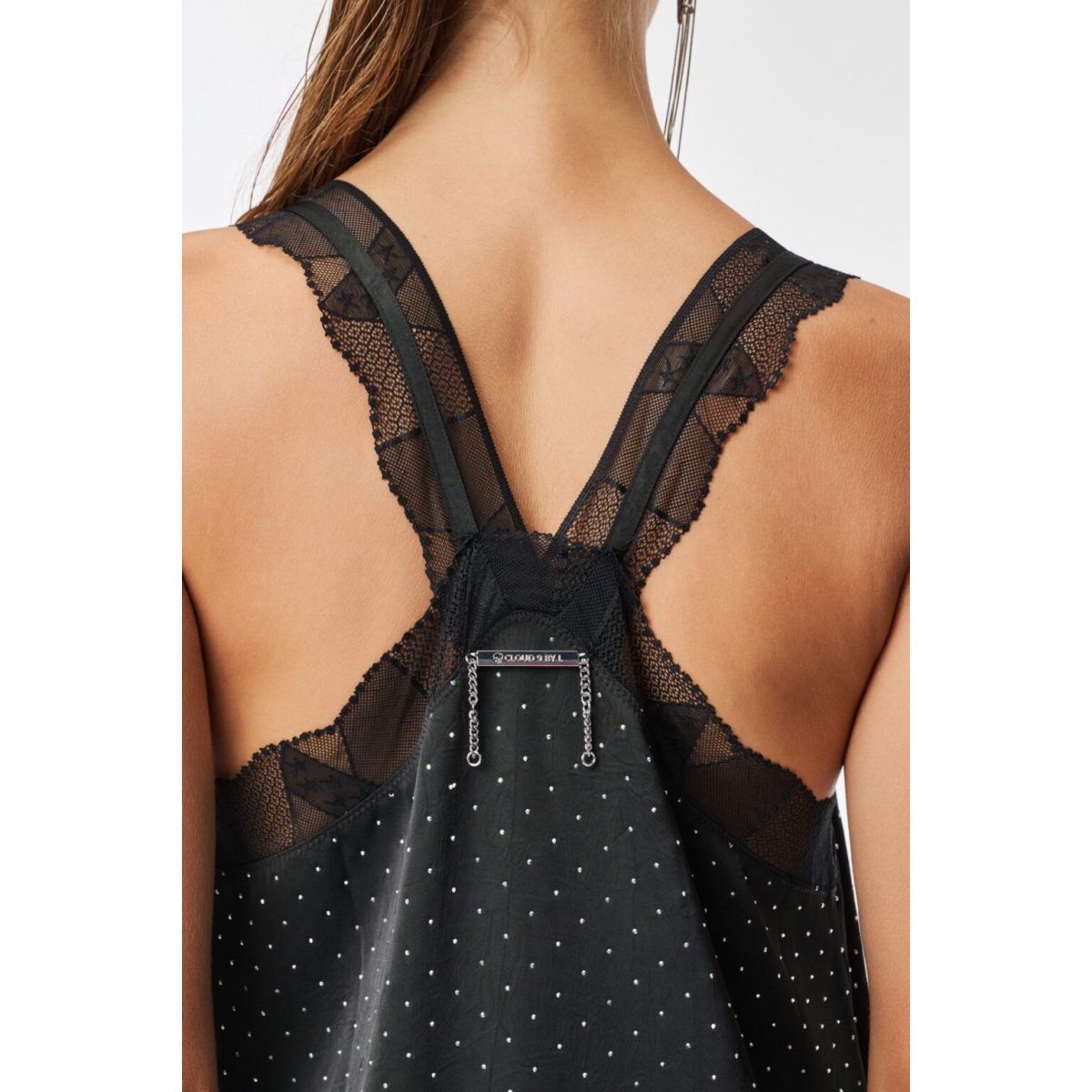 Cloud9byL • Daffodil long sleep Dress • Black with strass - Image 5