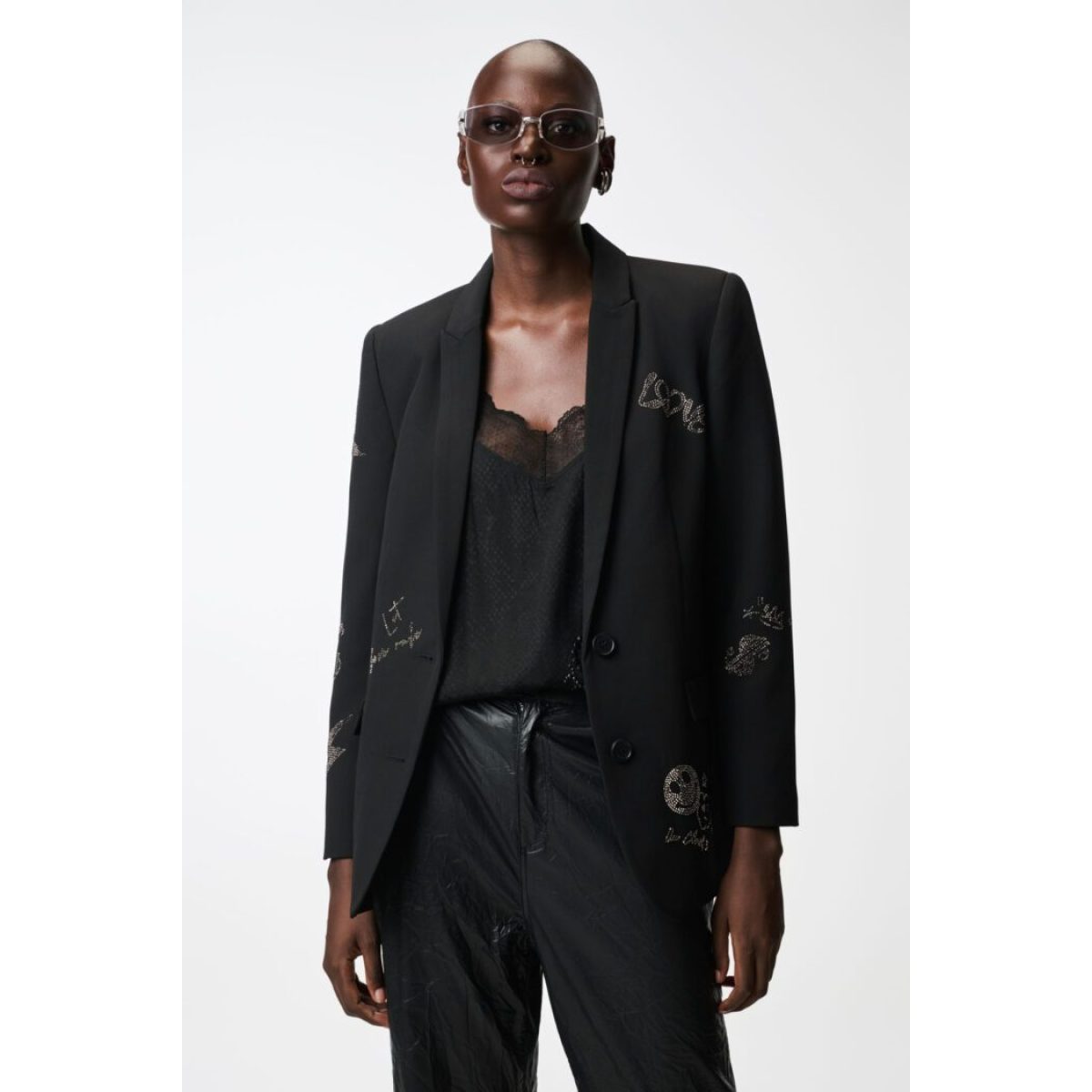 Cloud9byL • Space Blazer • Black with Strass - Image 2