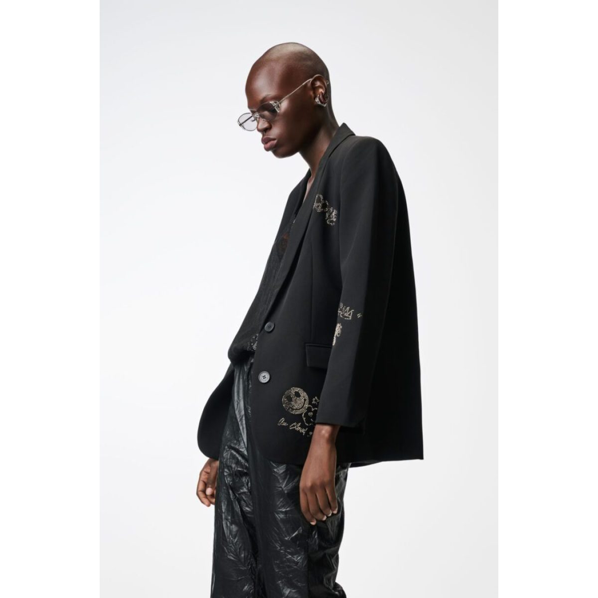 Cloud9byL • Space Blazer • Black with Strass - Image 5