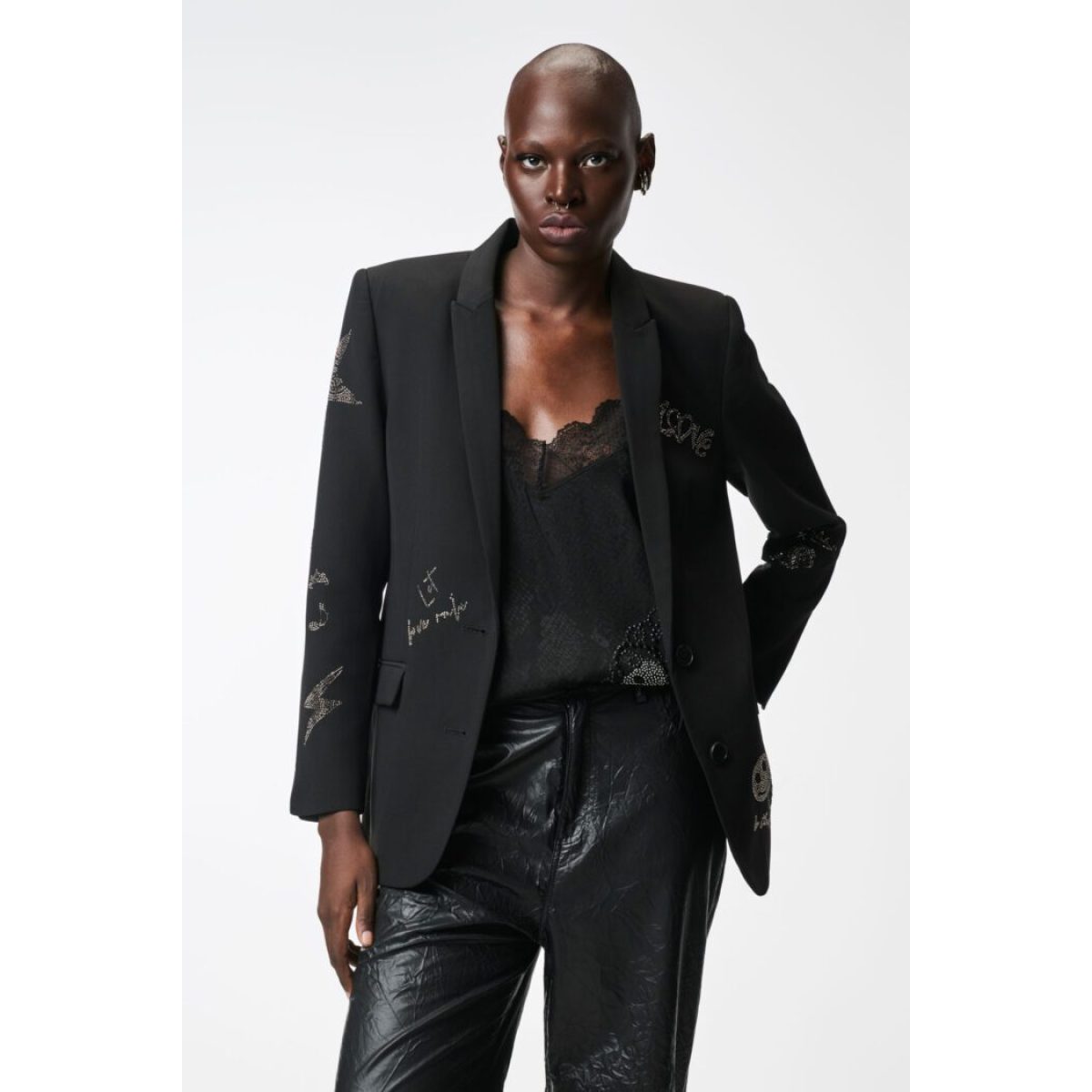 Cloud9byL • Space Blazer • Black with Strass - Image 7