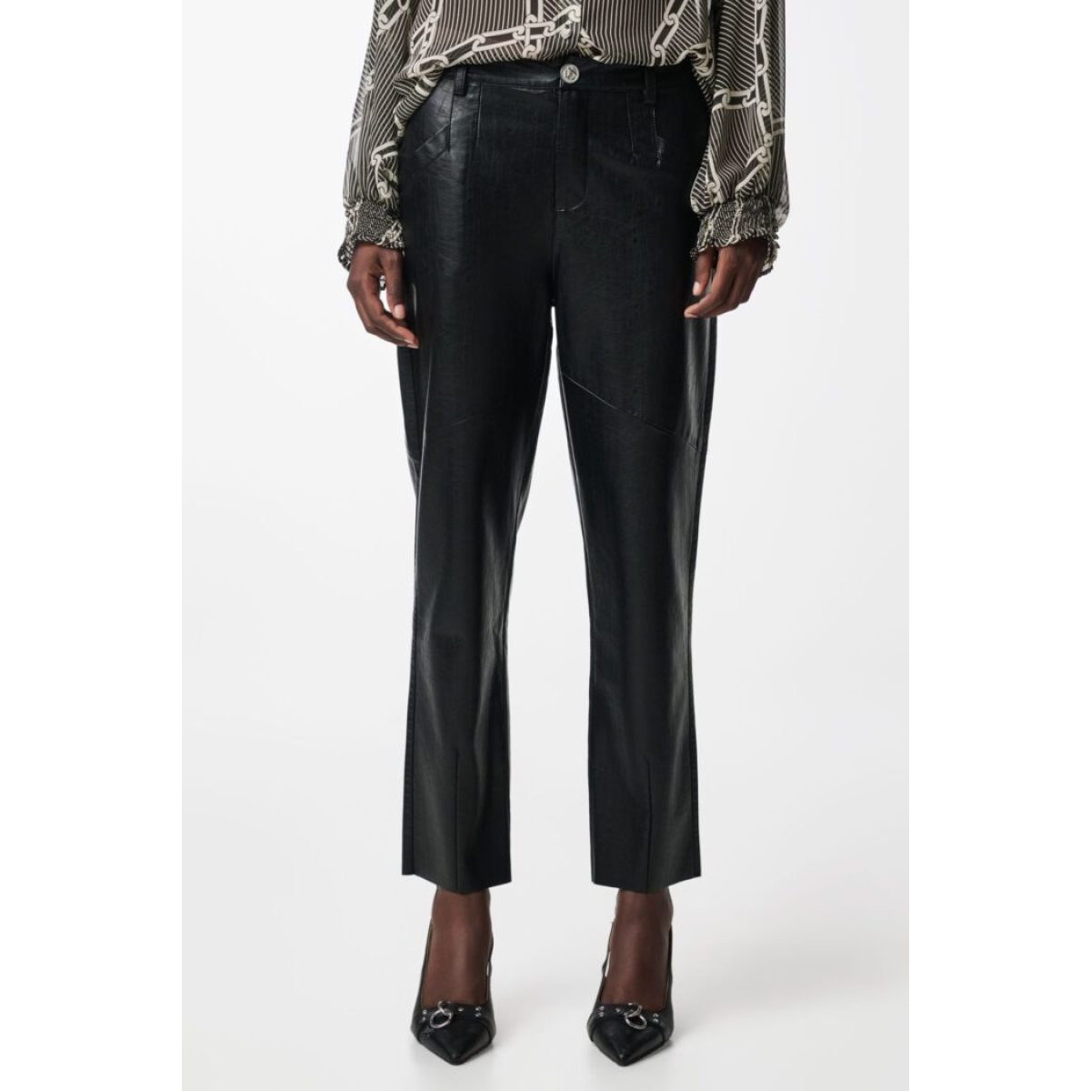 Cloud9byL • Royals Vegan Leather Pants • Black - Image 6