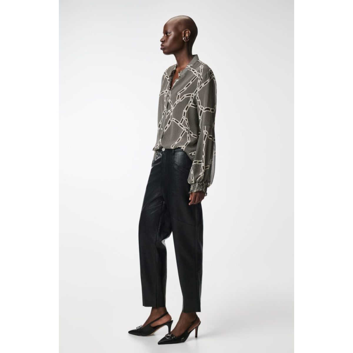 Cloud9byL • Royals Vegan Leather Pants • Black - Image 3
