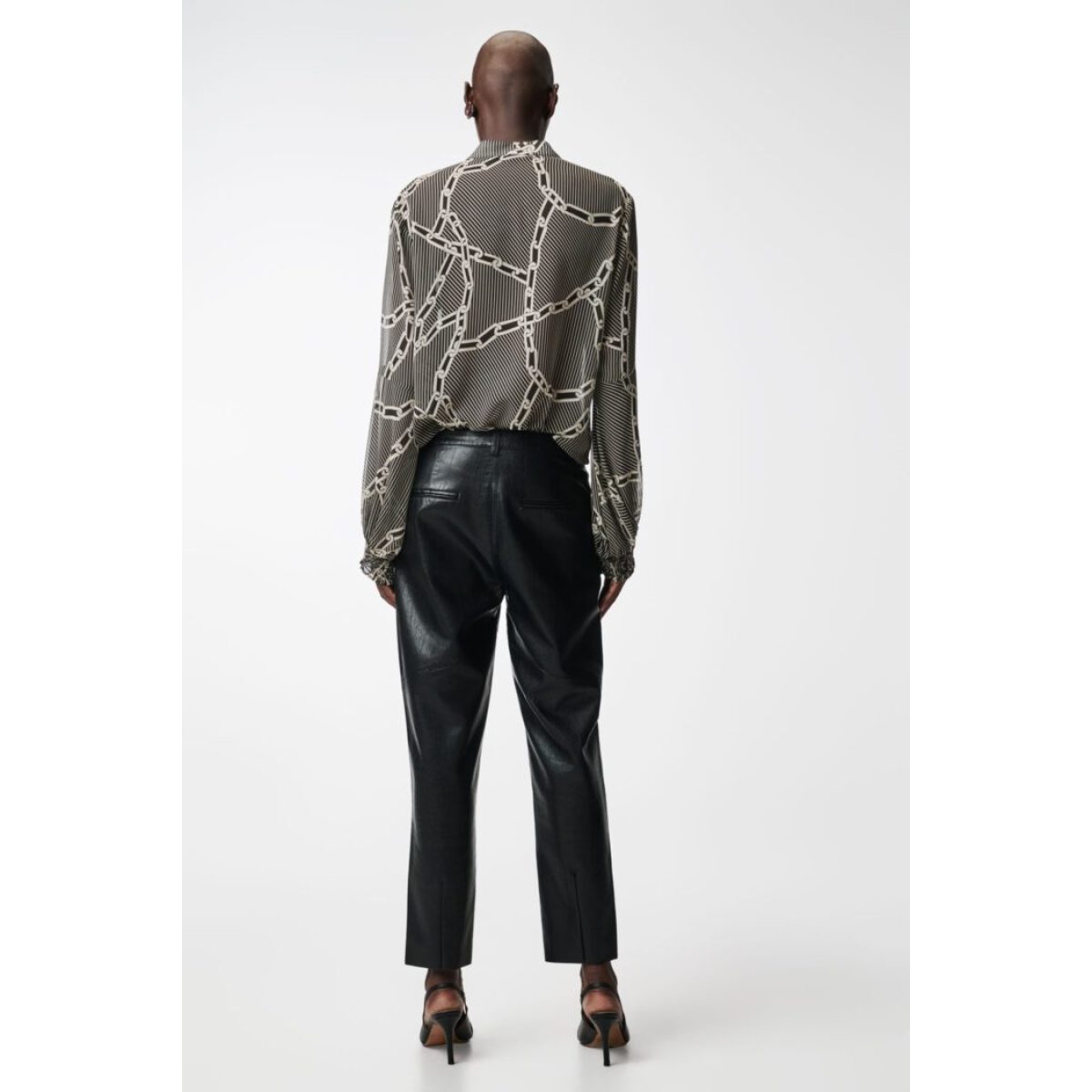 Cloud9byL • Royals Vegan Leather Pants • Black - Image 4