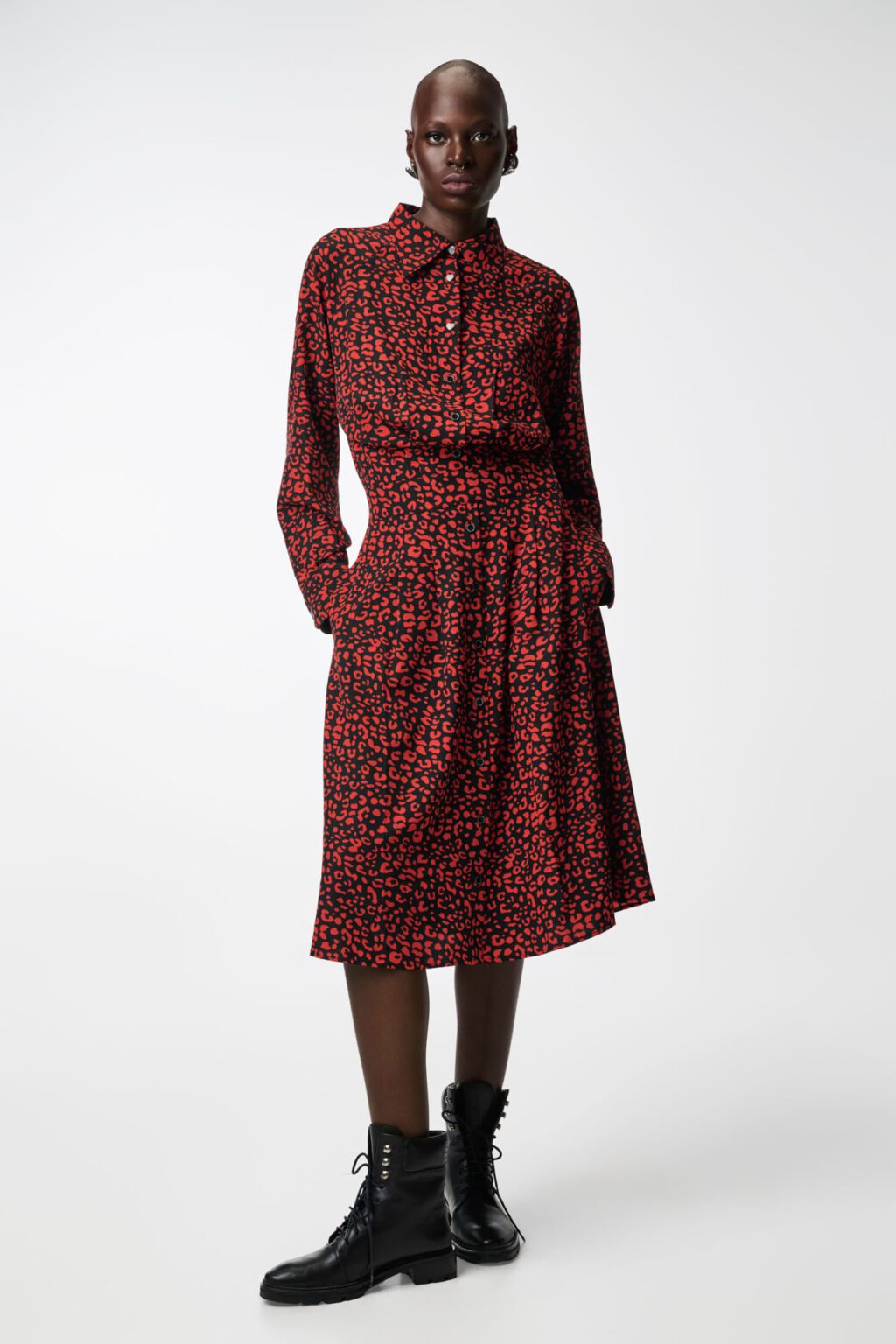 Cloud9byL • Thalia Leopard Dress • Red