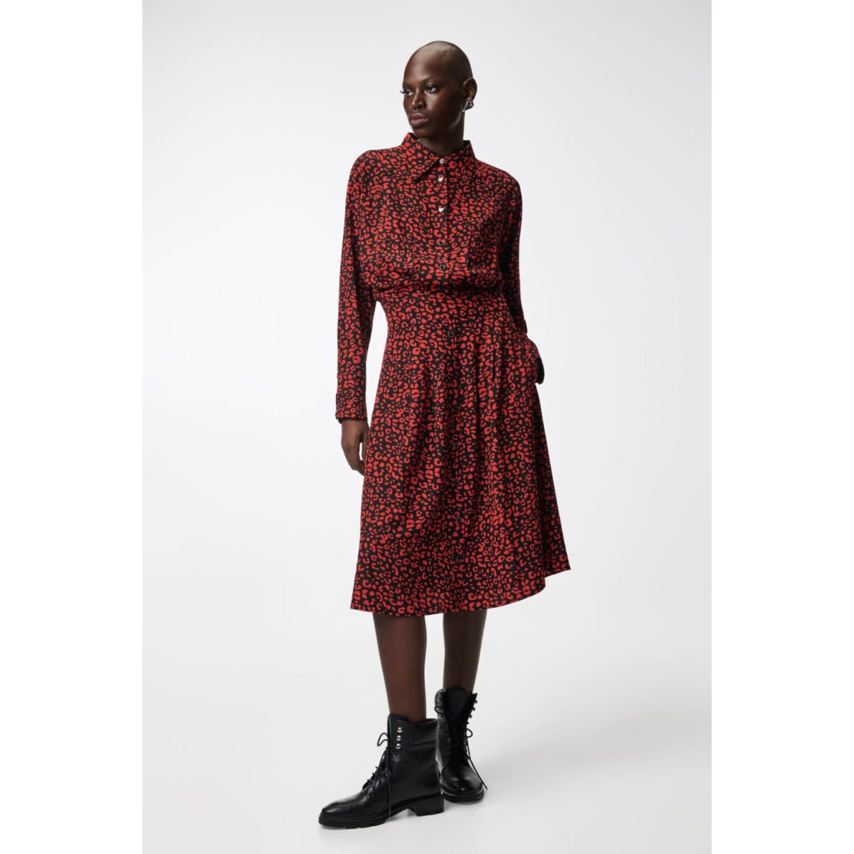 Cloud9byL • Thalia Leopard Dress • Red - Image 2