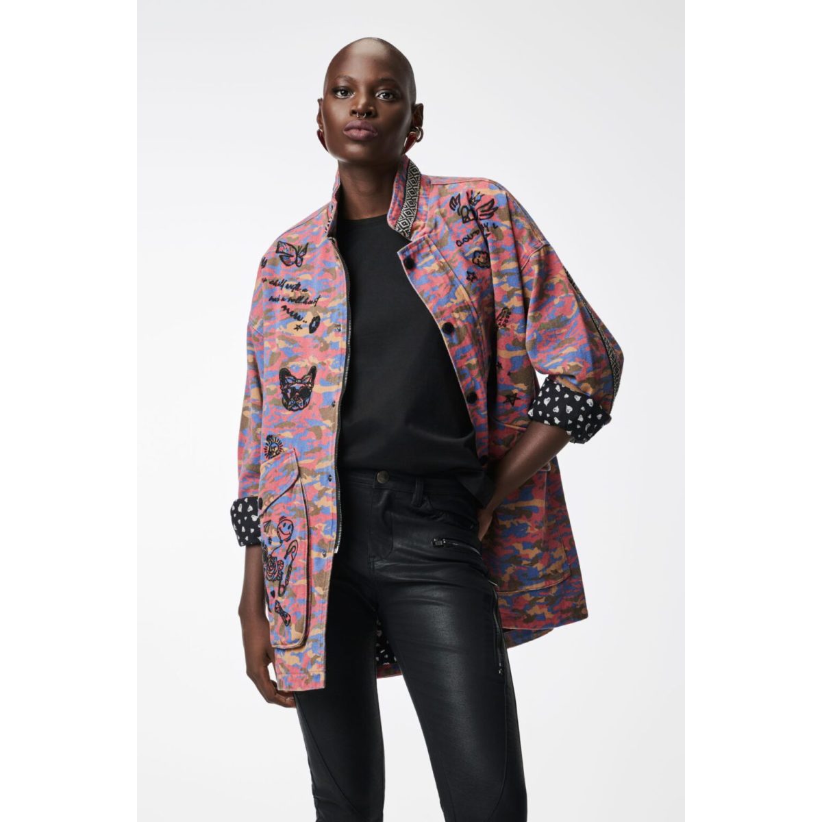 Cloud9byL • Hera Military Jacket • Pink multi - Image 2