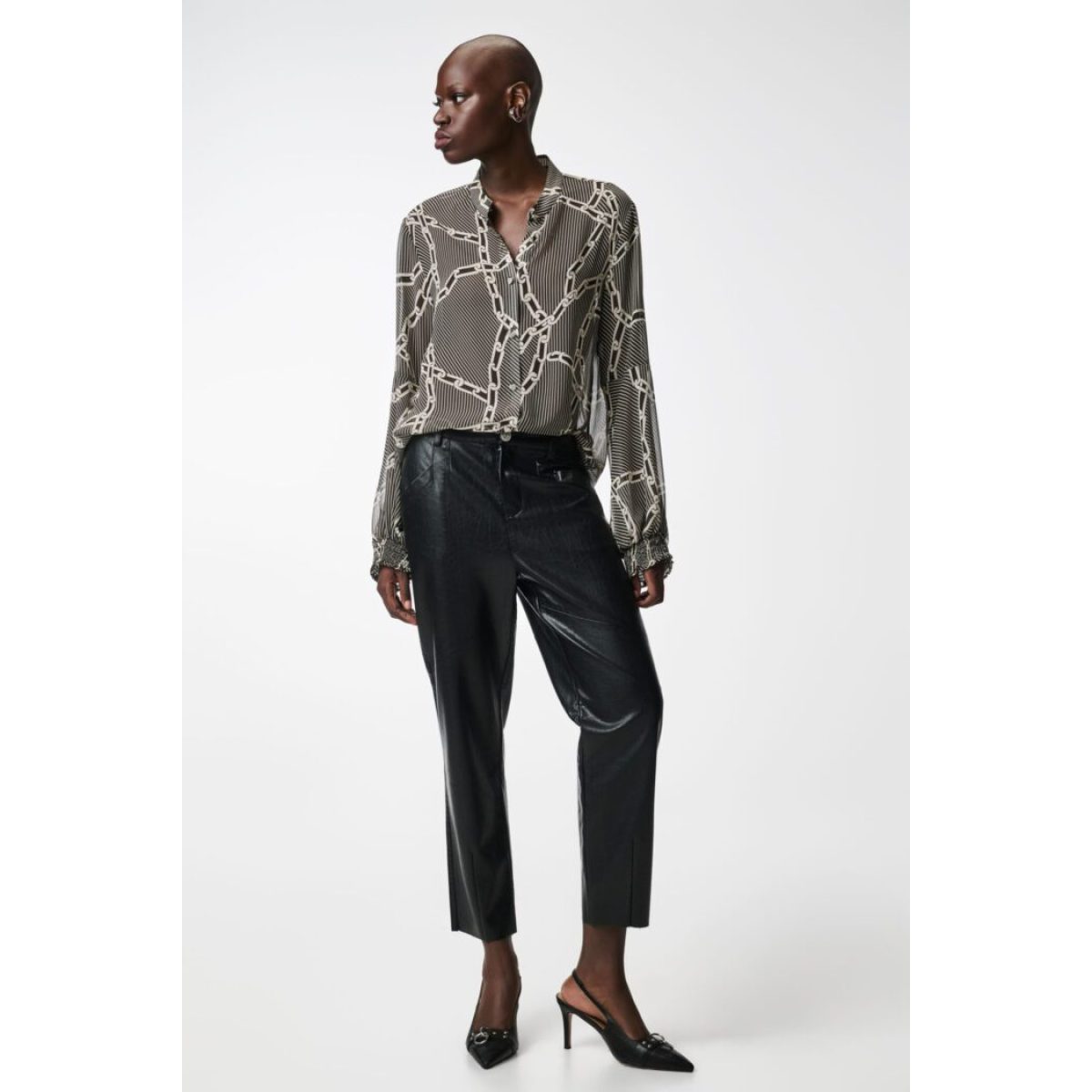 Cloud9byL • Royals Vegan Leather Pants • Black - Image 2