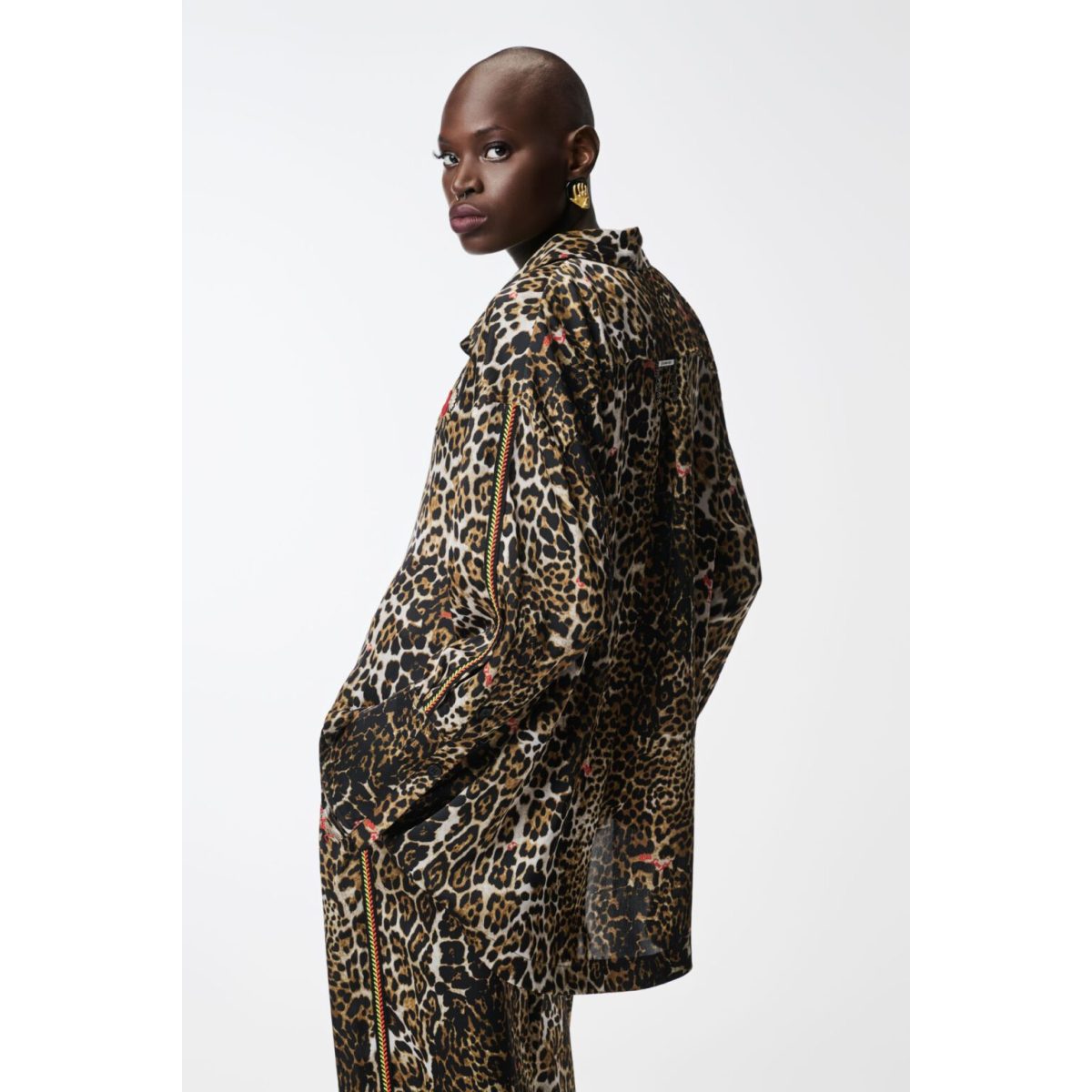 Cloud9byL • Yang Oversized Shirt • Leopard - Image 4