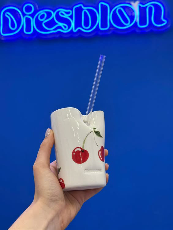 Diesblon • Handmade Ceramic Mug • Freddo Espresso Cup Cherry