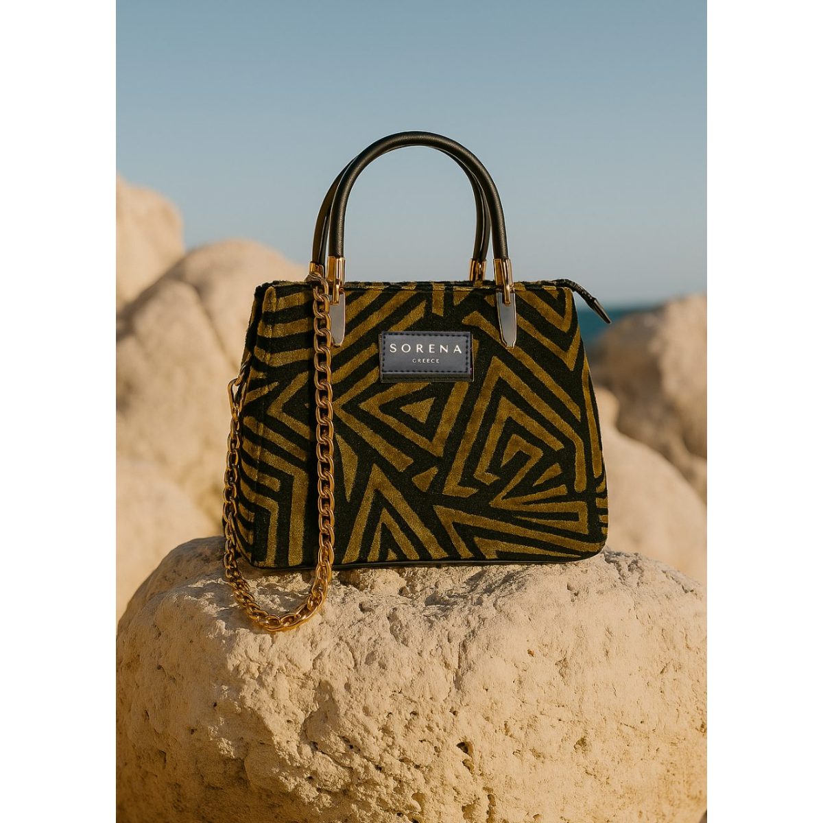 Sorena • Galleria Sylvana Bag • Gold Black - Image 2