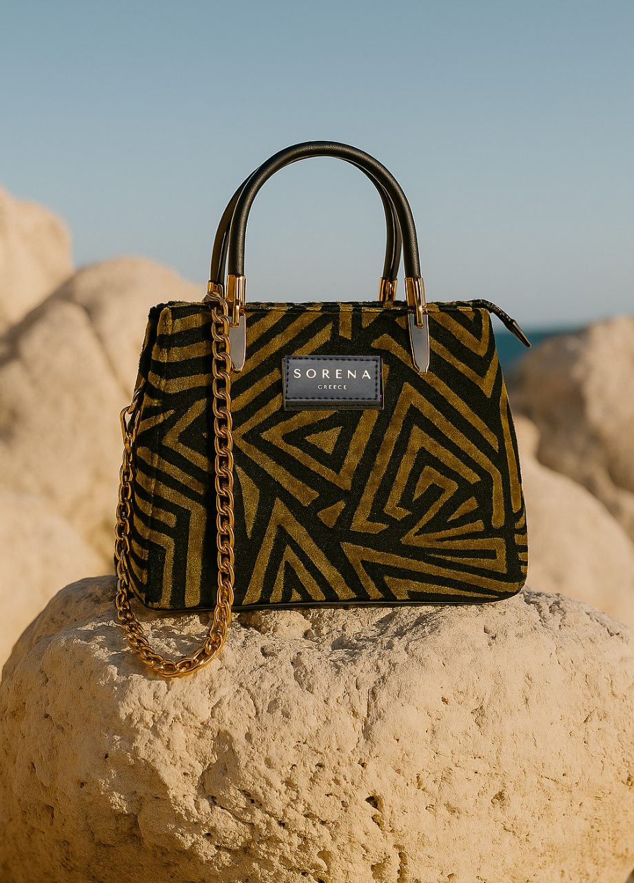 Sorena • Galleria Sylvana Bag • Gold Black