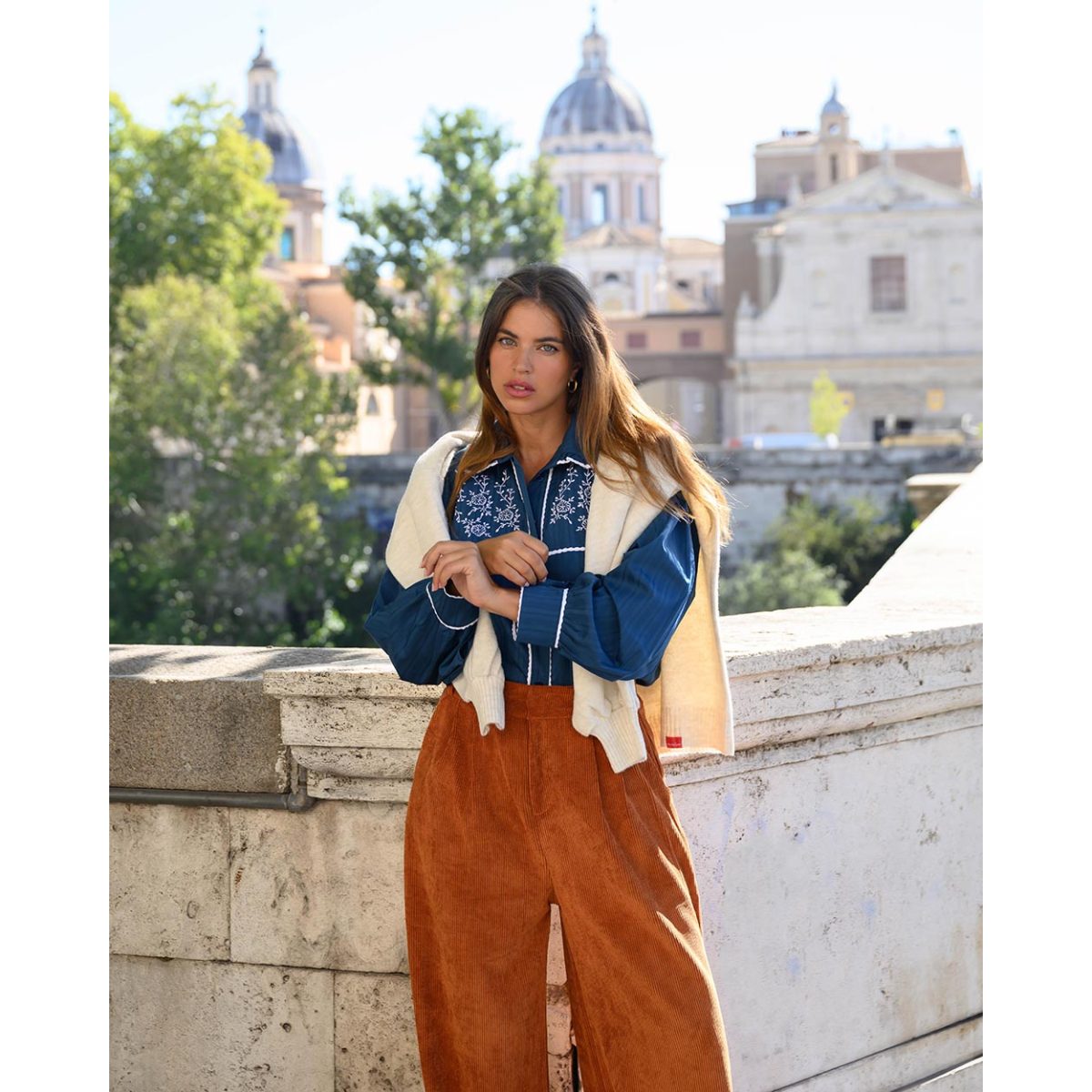 So bohemian • Victor Trousers Corduroy • Terracotta - Image 5