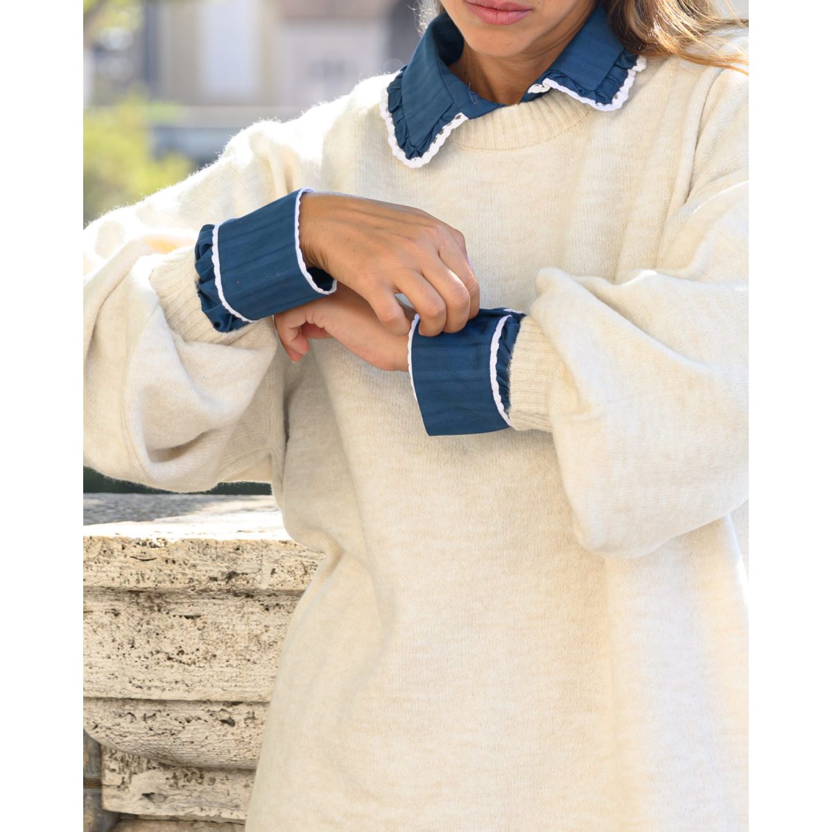 So bohemian • Oscar Sweater • Ivory - Image 3