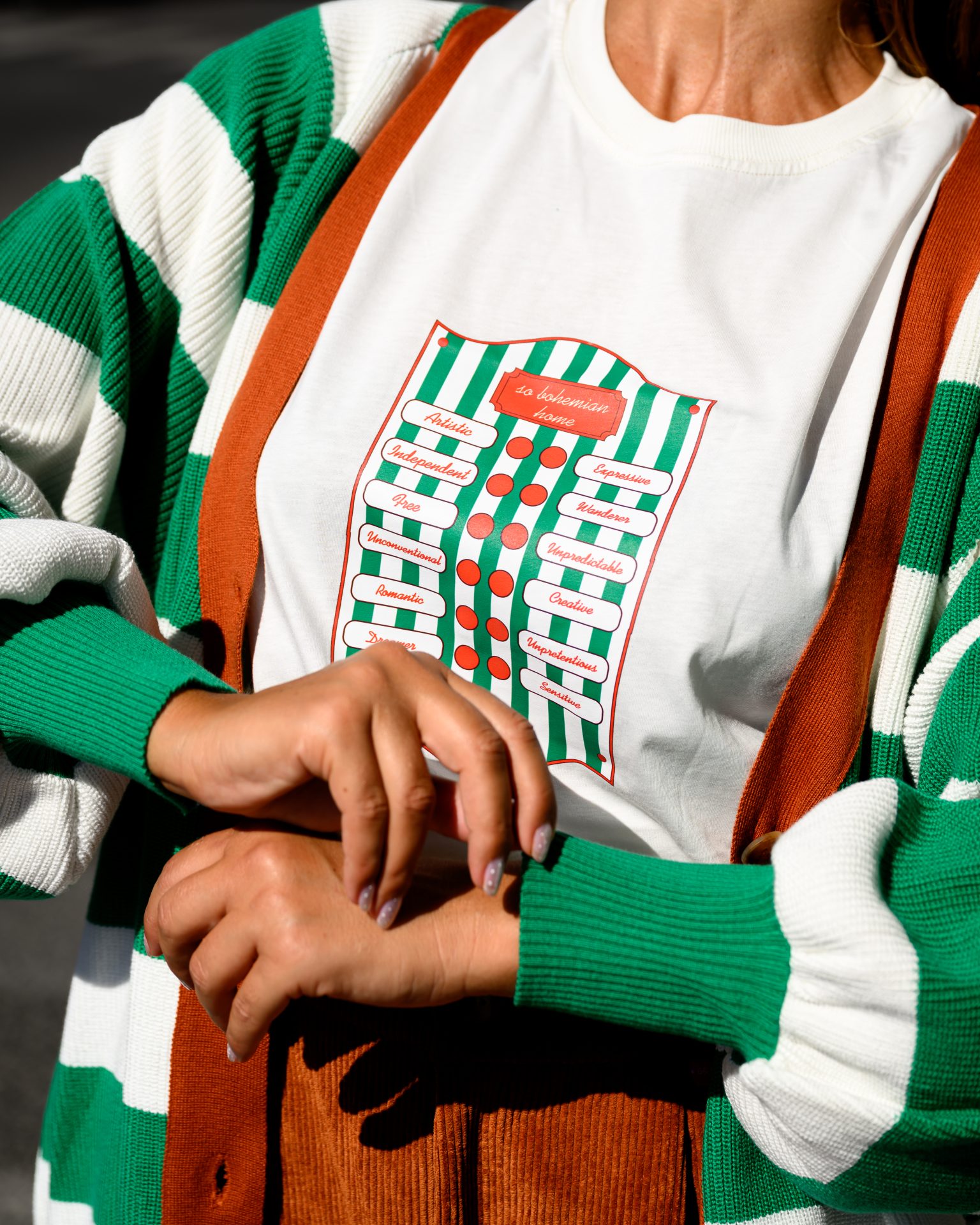 So bohemian • Alex t-shirt •  Bohemian house Green