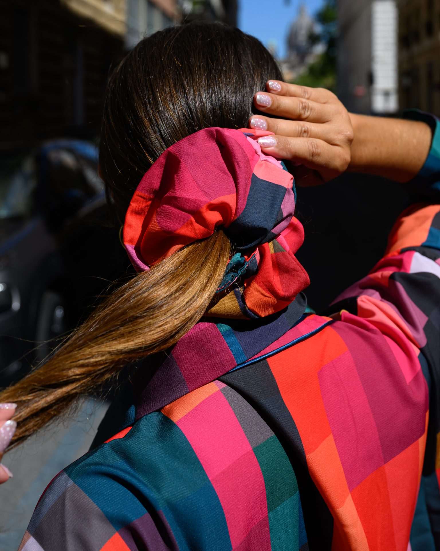 So bohemian • Zoya Scrunchie • Pixel squares