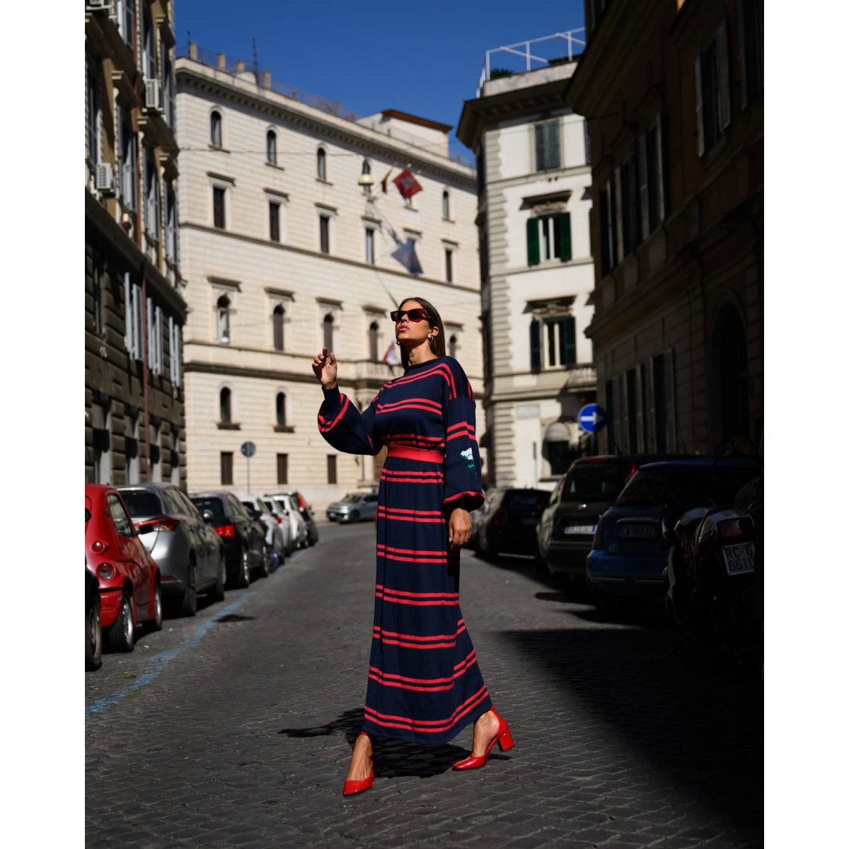 So bohemian • Abel dress• Red & Blueblack - Image 4