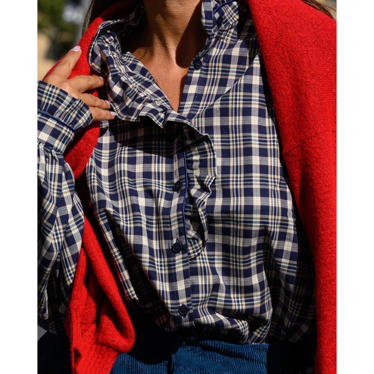 So bohemian • Kim shirt • Blue - Image 2