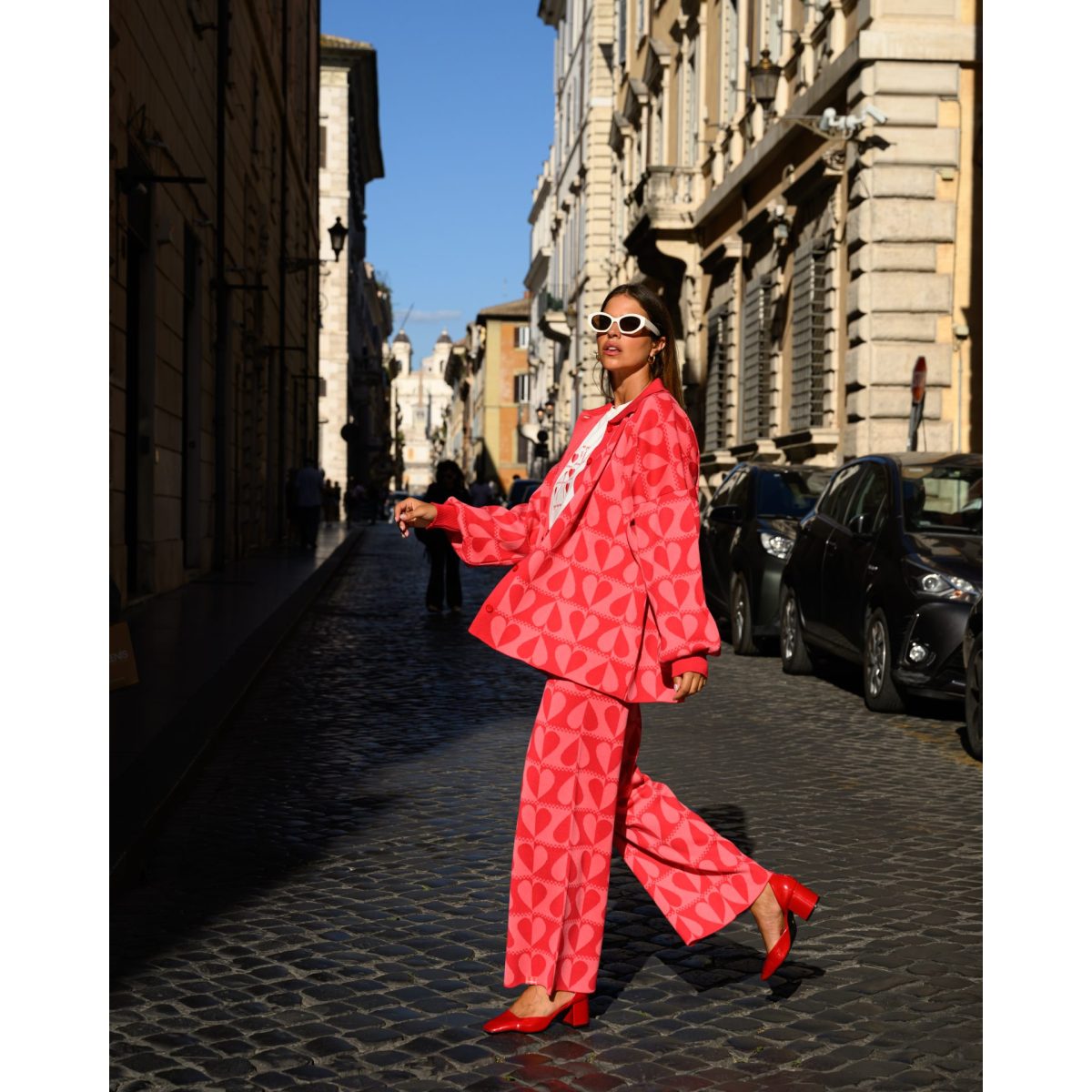 So bohemian • Iris Trousers • Red Hearts - Image 2