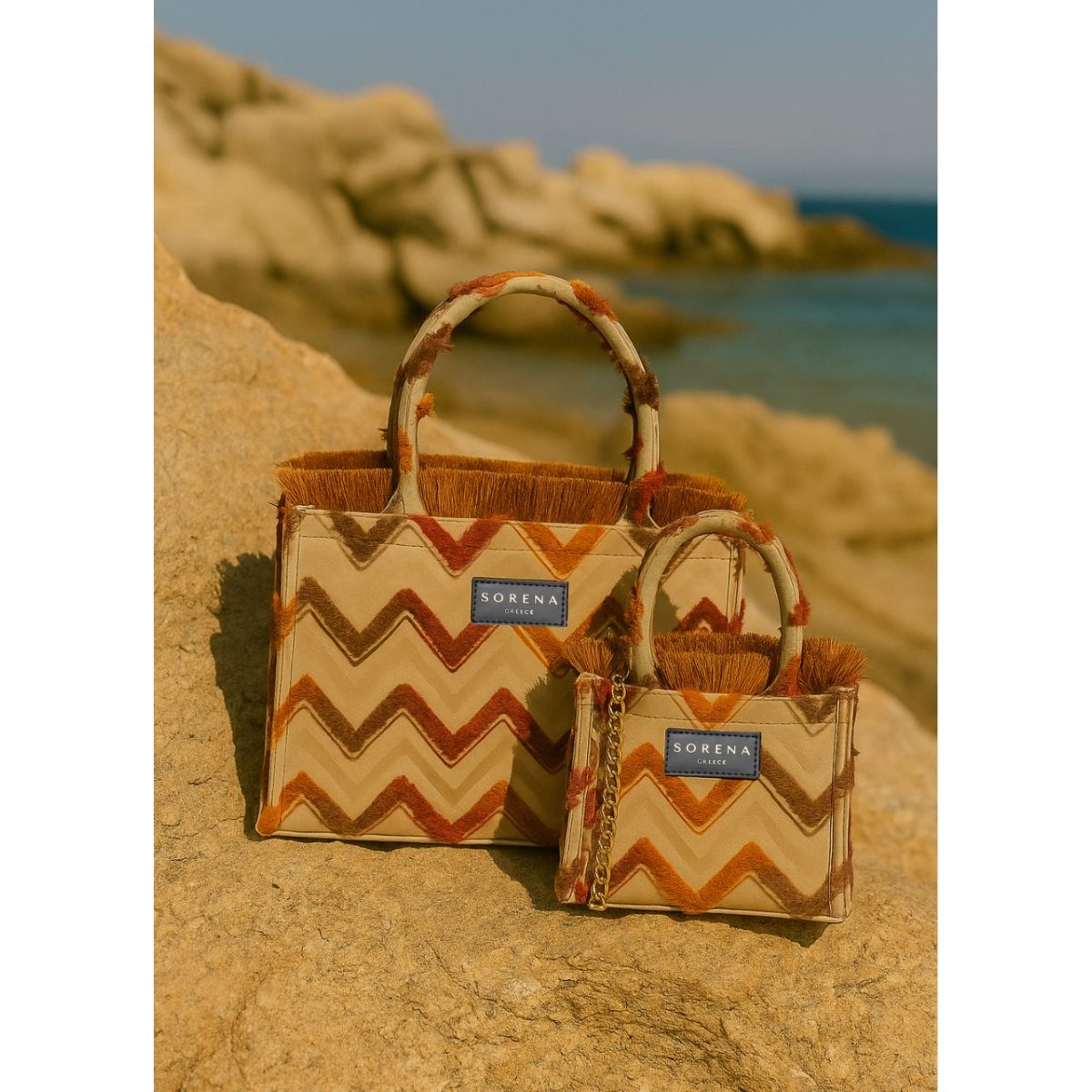 Sorena • Katrina Medium Tote Bag • Terraccotta - Image 2