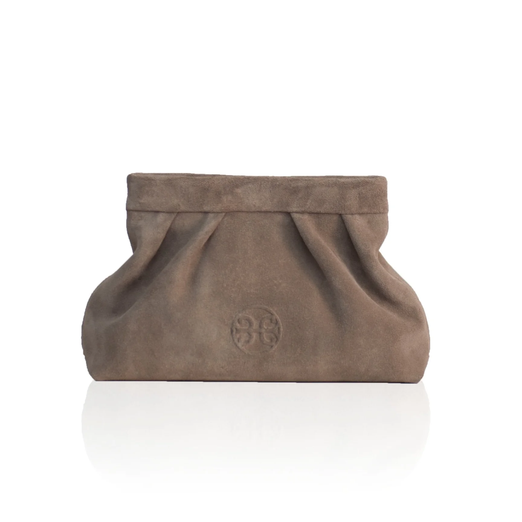 Bonendis • Kiss Suede Leather Pouch • Mocca