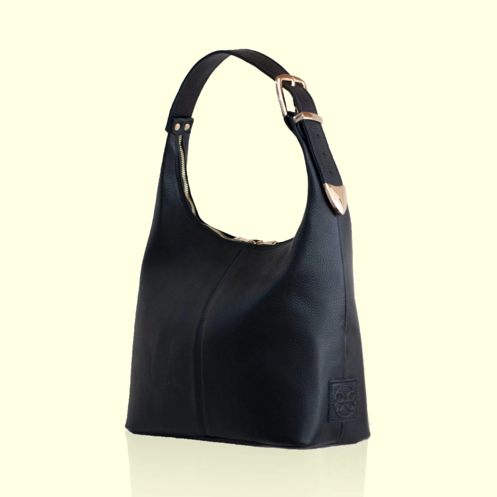 Bonendis • Serena Leather Tote Bag • Black