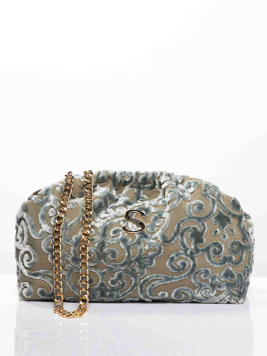 Sorena • Eleonora large Bucket Bag • Light Grey Beige