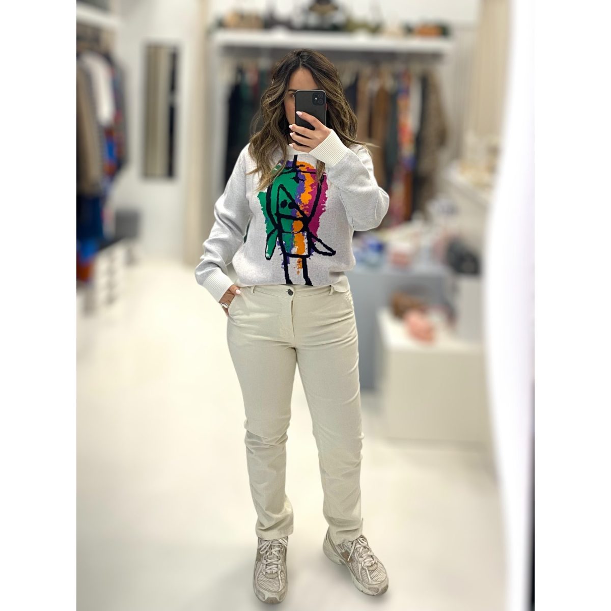 Le Streghe • Chinos Jeans Pants • Latte Beige - Image 4