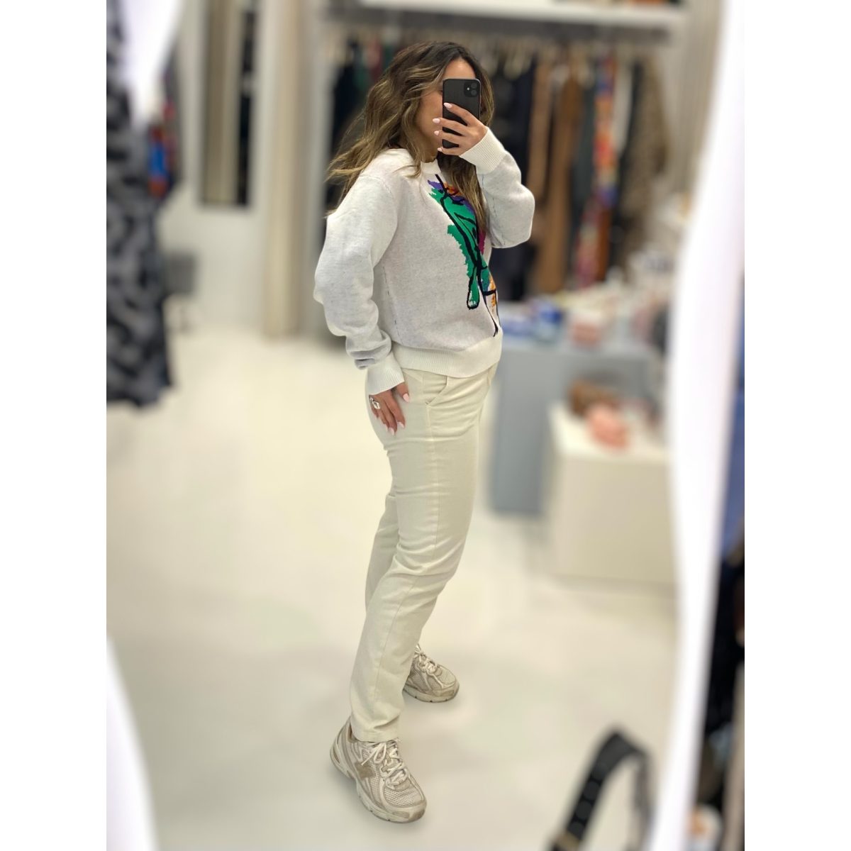 Le Streghe • Chinos Jeans Pants • Latte Beige - Image 5