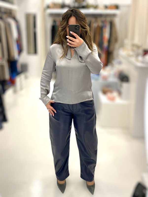 Le Streghe • Vegan Leather Pants • Royal Blue - Image 6