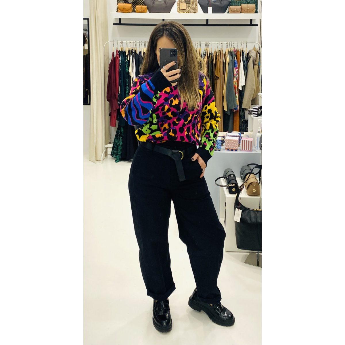 Le Streghe • Highwaist Barrel Trousers • Black - Image 4