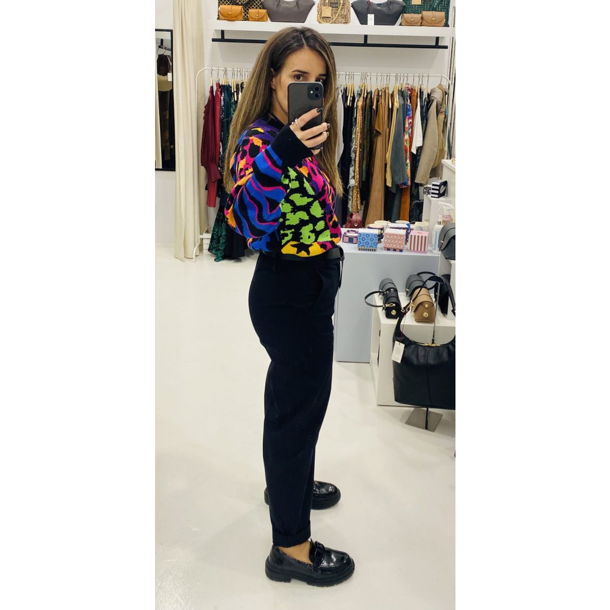 Le Streghe • Highwaist Barrel Trousers • Black - Image 3