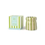 Paddywax Candles • Cabana Handpainted Striped Ceramic Soy Candle 184g • Bora Bora - Image 2