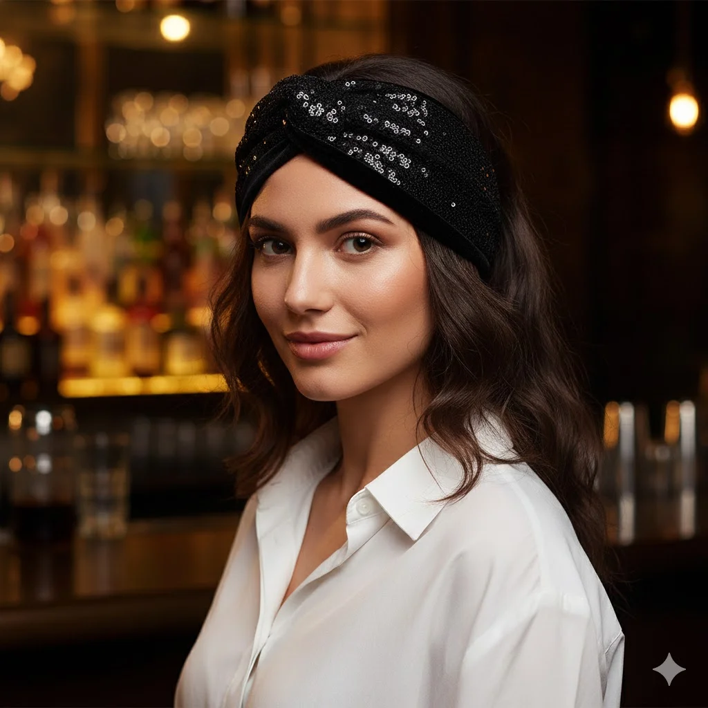 VinD • Handmade Velvet Bandana • Gilda Black