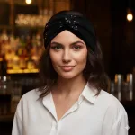 VinD • Handmade Velvet Bandana • Gilda Black - Image 2