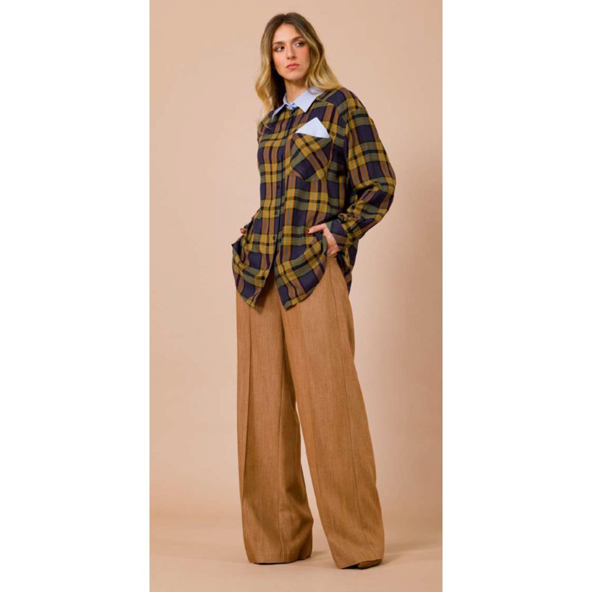 Maryley • Highwaisted Suit Trousers • Camel - Image 3