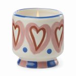 Paddywax Candles • A dopo Hearts Ceramic Soy Candle 226g • Rosewood Vanilla