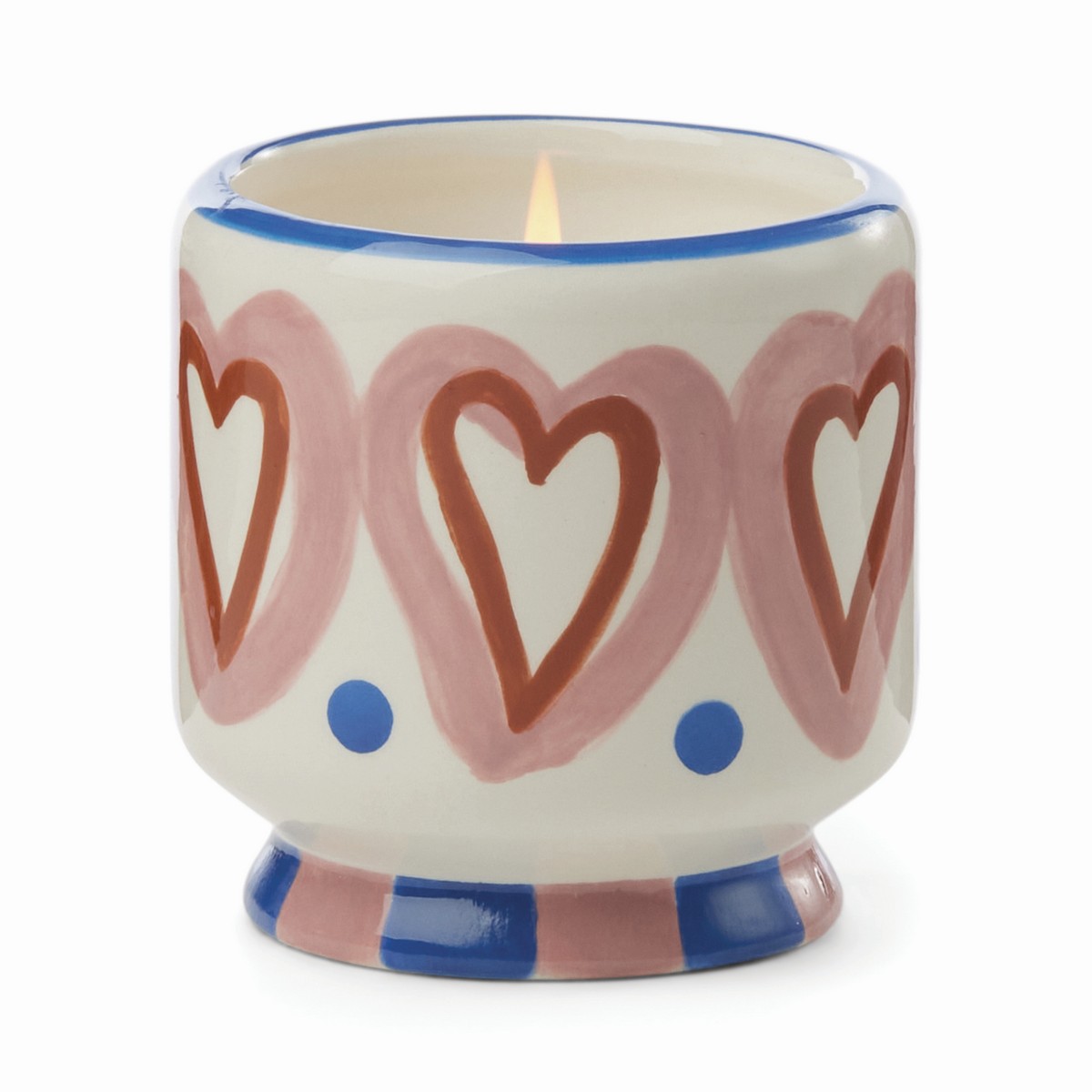 Paddywax Candles • A dopo Hearts Ceramic Soy Candle 226g • Rosewood Vanilla