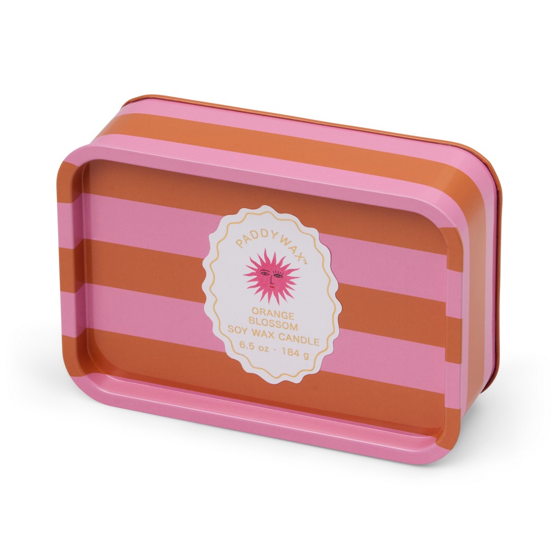 Paddywax Candles • A dopo Sun Soy wax tin candle 184g • Orange Blossom - Image 1