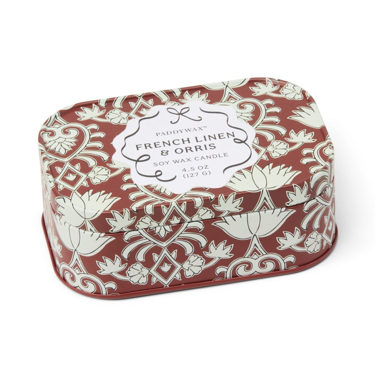 Paddywax Candles • Cherie Soy wax tin 127gr • French Linen & Orris - Image 2