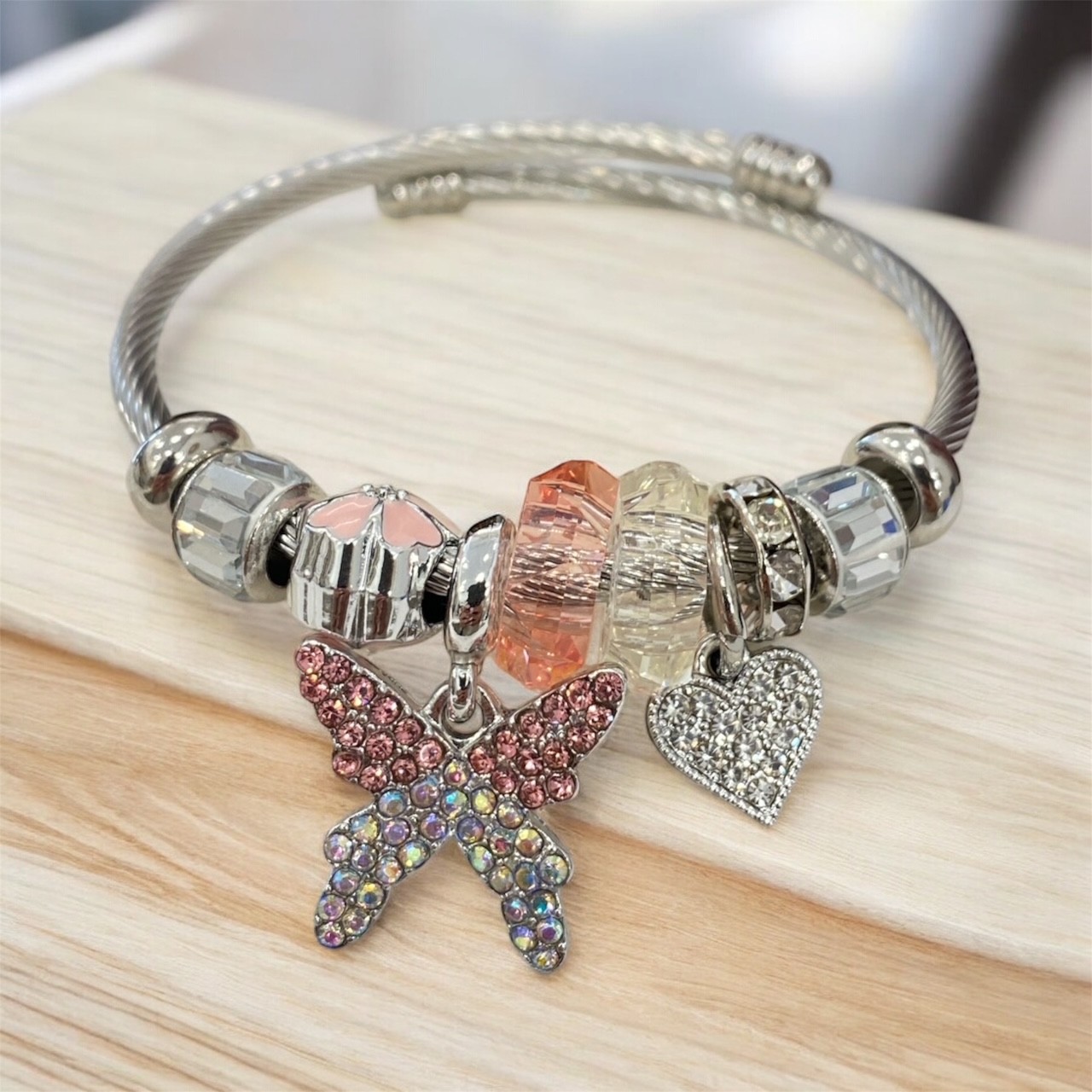 Pisces&Libra • Multi Pendants Bracelet 3 • Silver