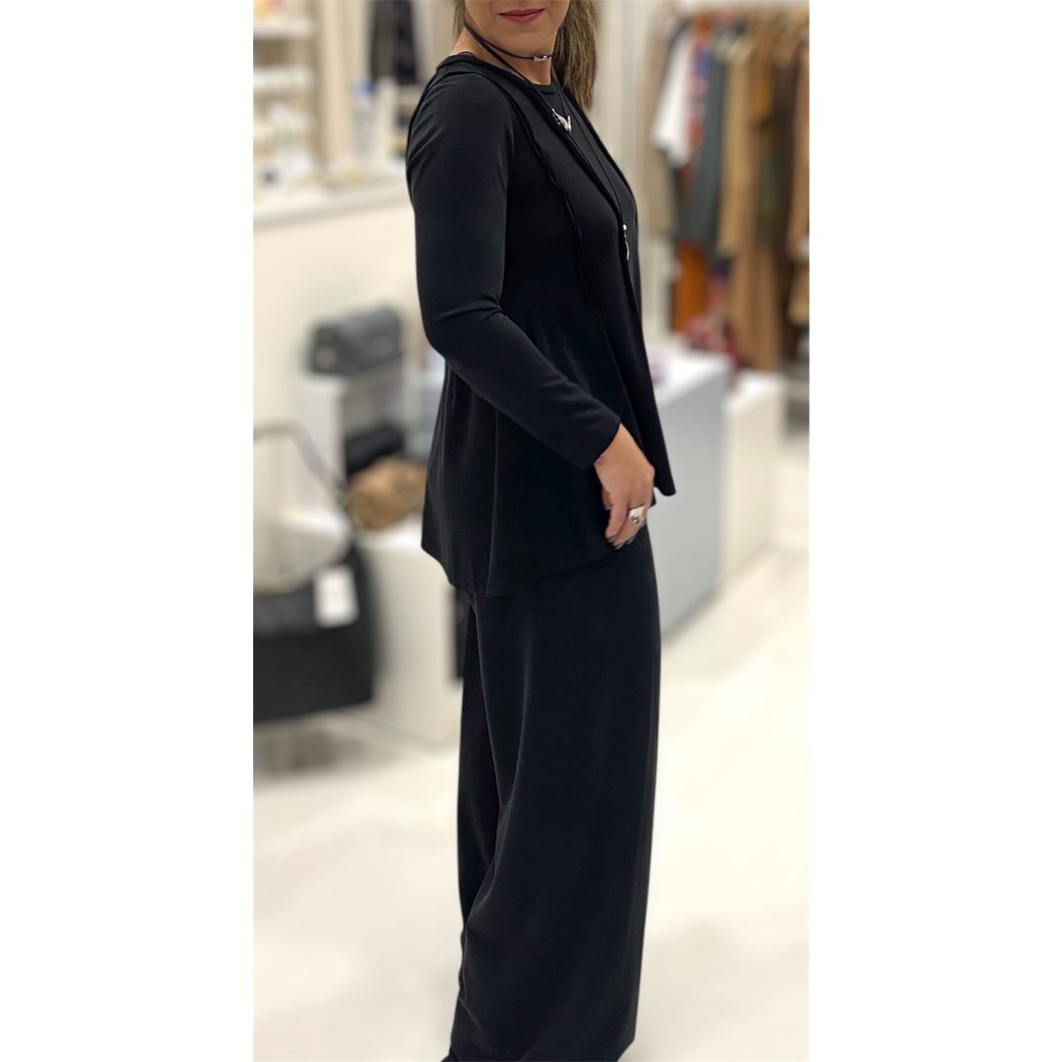 Deppy Joo • Silky touch Top • Black - Image 2